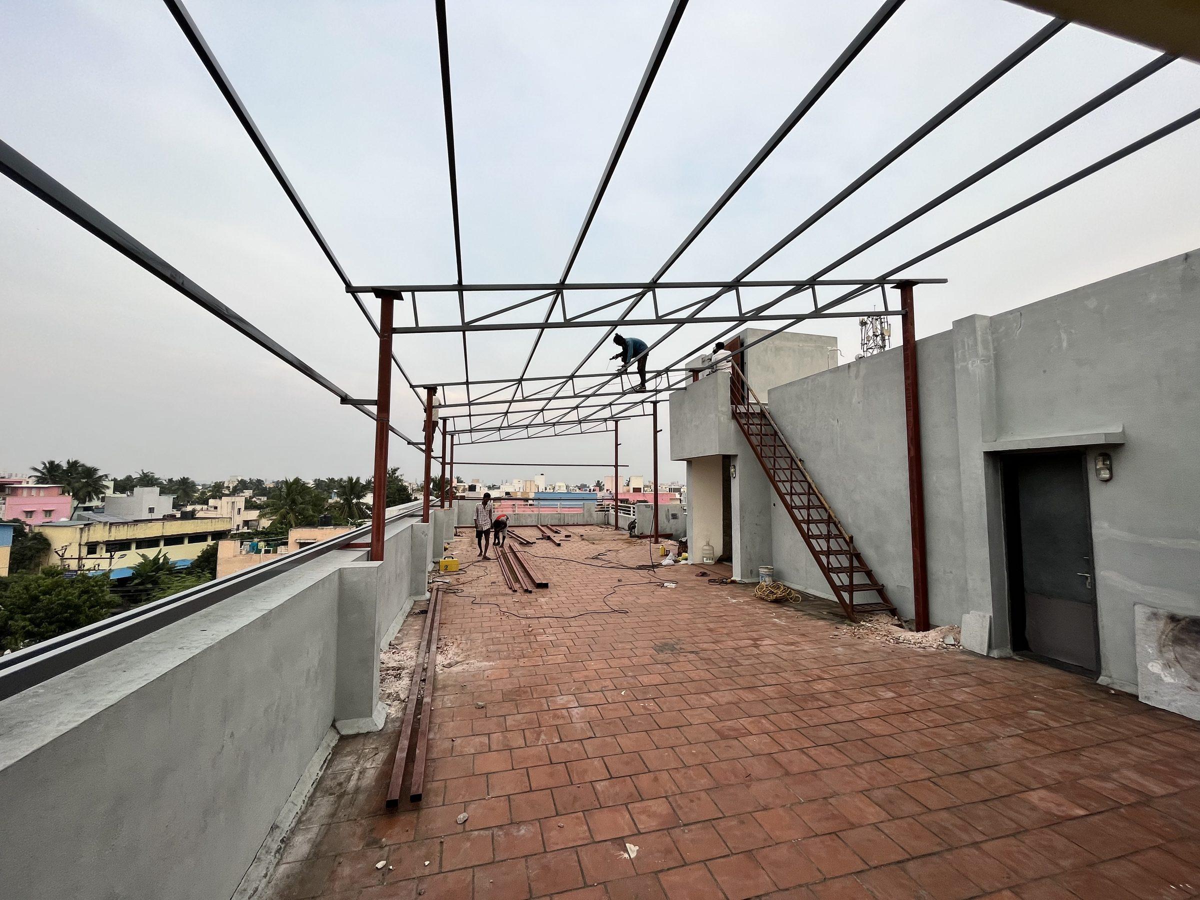 VS Terrace Office, Palavanthangal, Chennai: Terrace steel