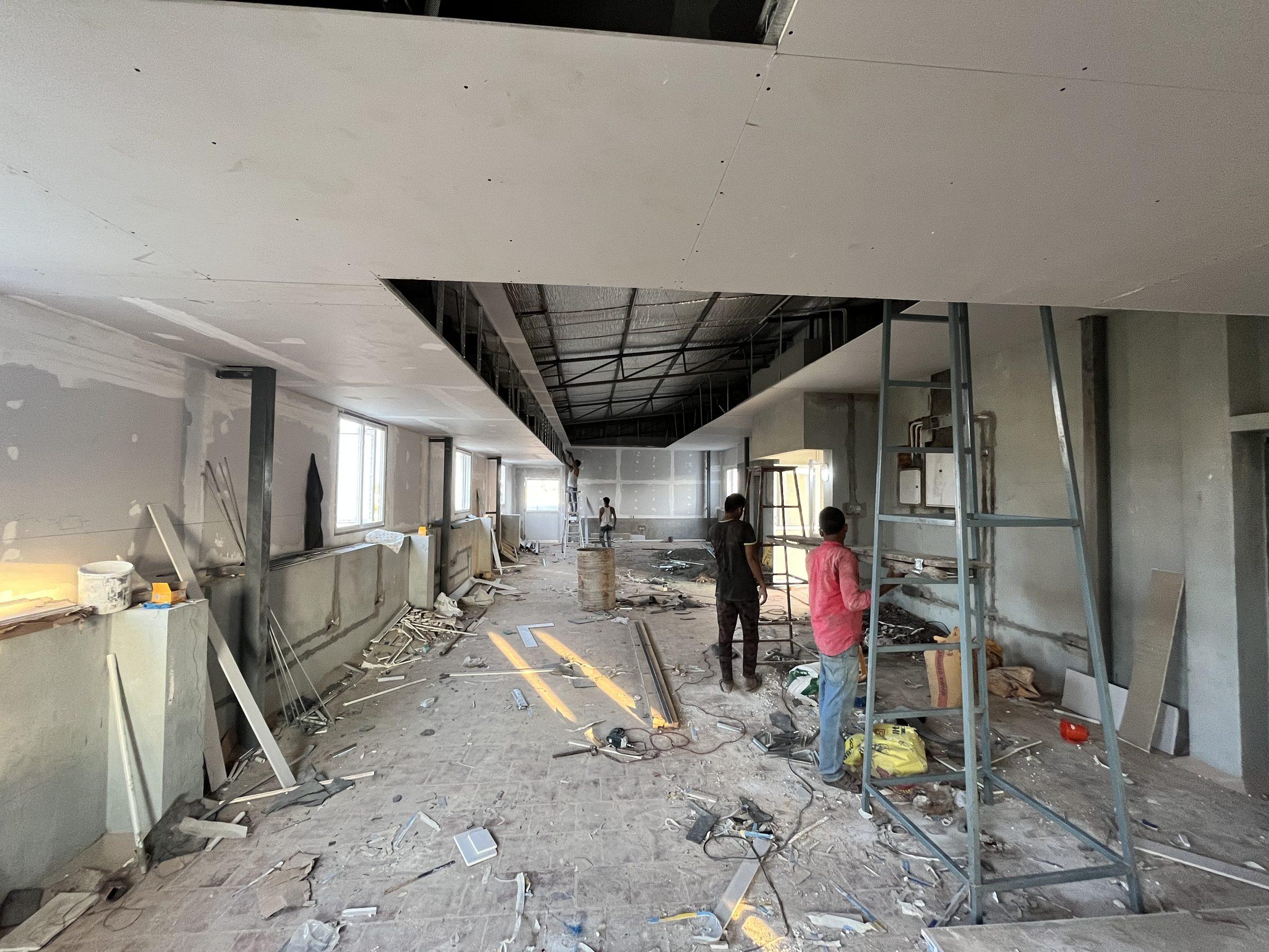 VS Terrace Office, Palavanthangal, Chennai, site work in progress by Pencil Studio (4)